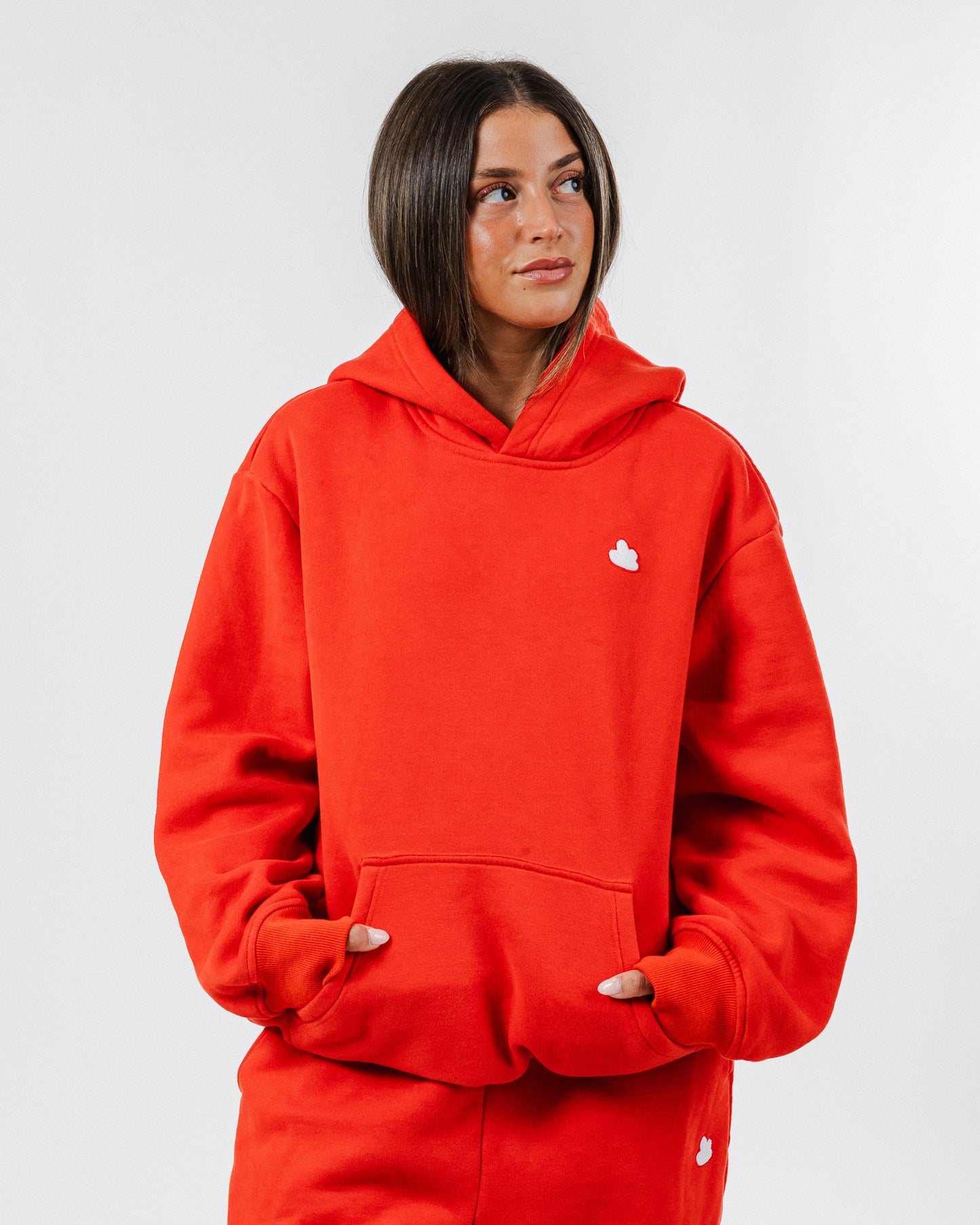 size: Gianna is 5'1 wearing size S | Color: Cardinal