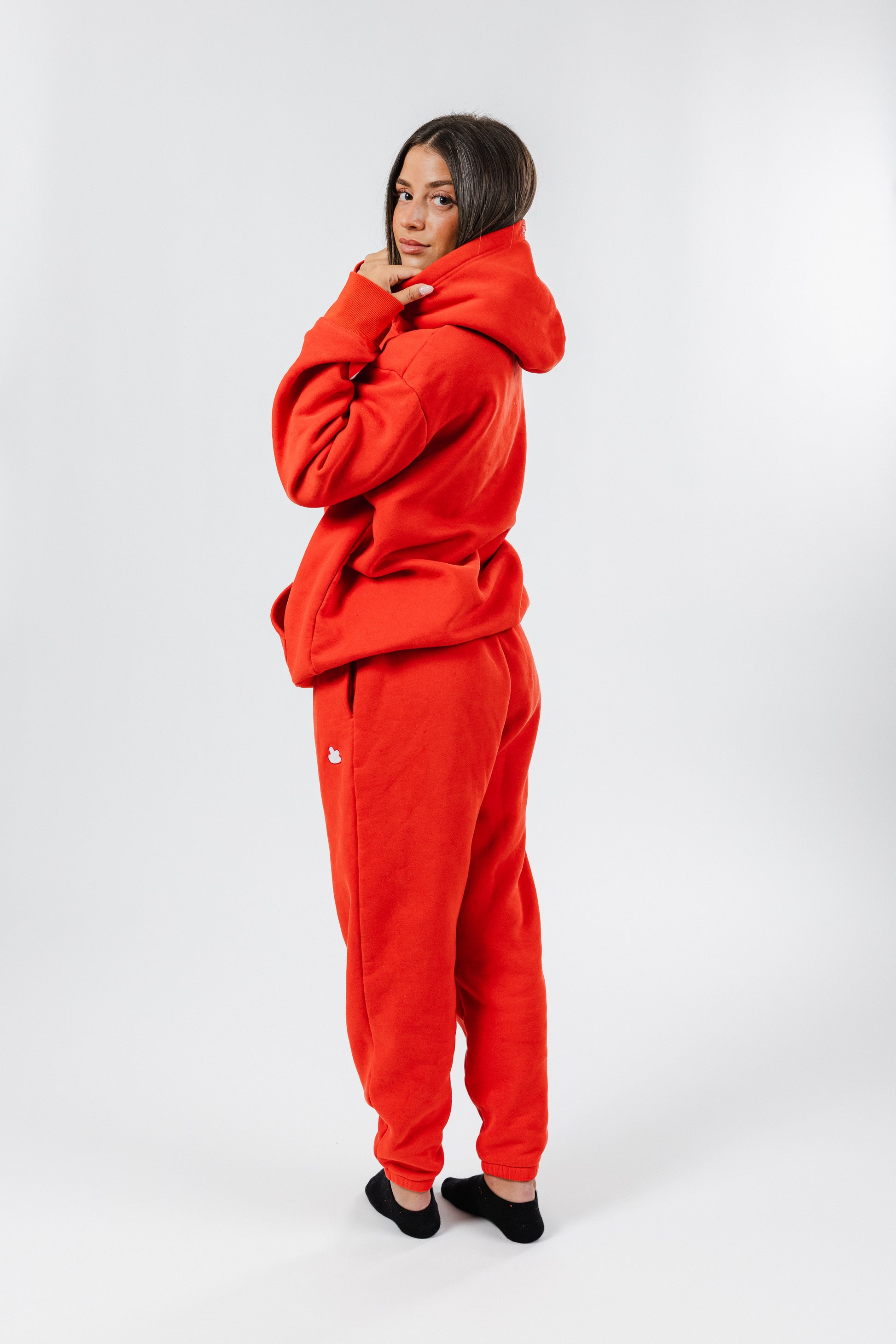 size: Gianna is 5'1 wearing size S | Color: Cardinal