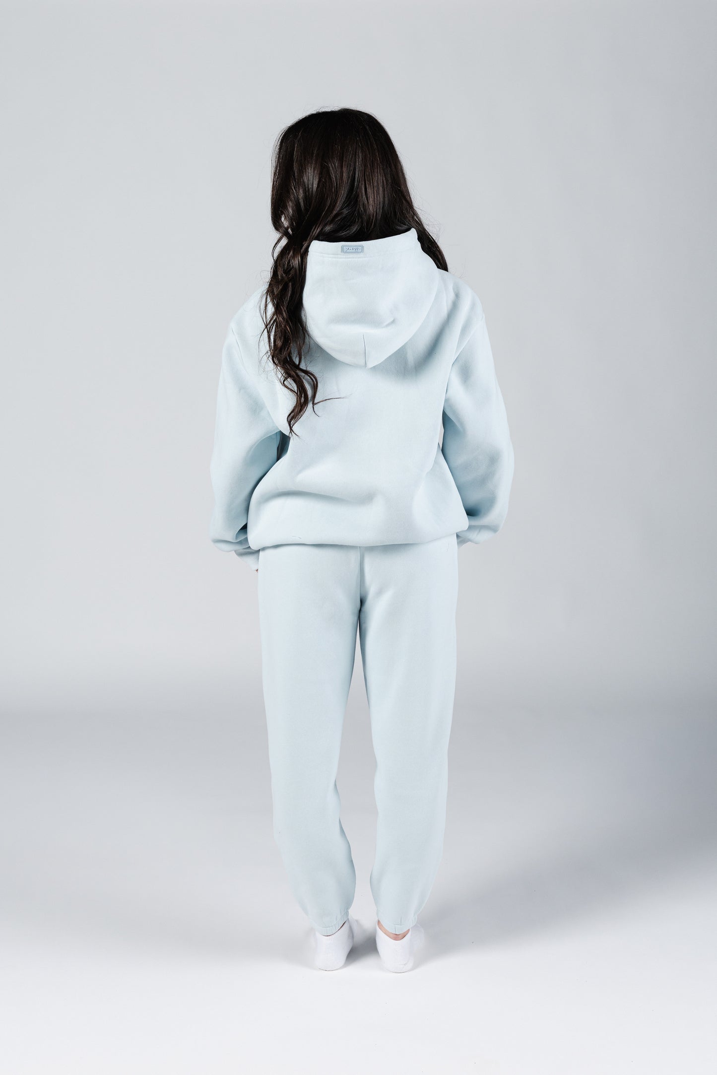 size: Model is 5'5 wearing size S | color: Blue Sky