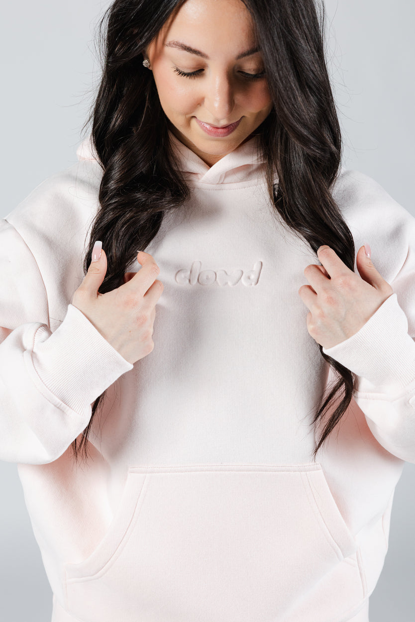 size: Model is 5'5 wearing size S | color: Blush