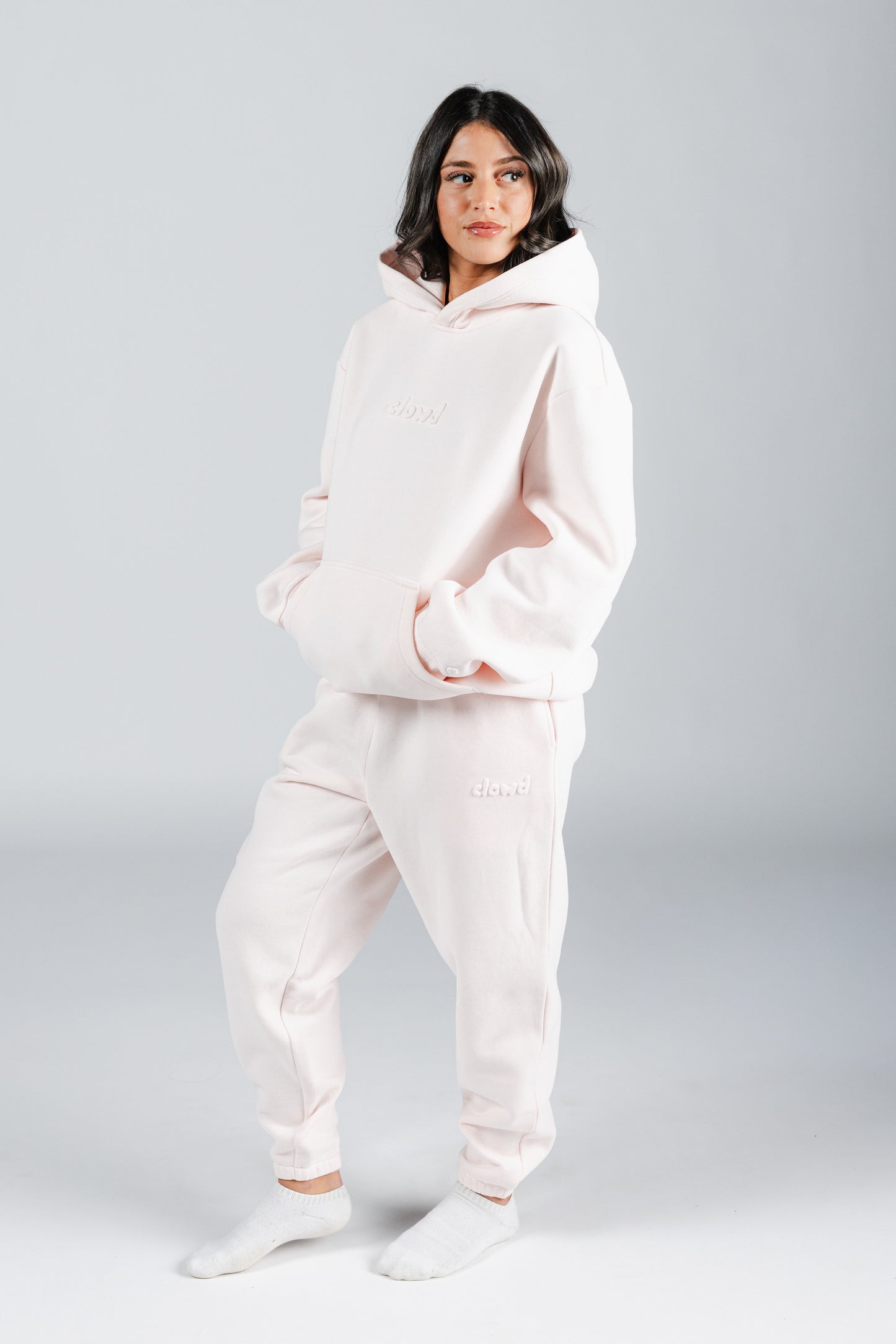 size: Model is 5'5 wearing size S | color: Blush