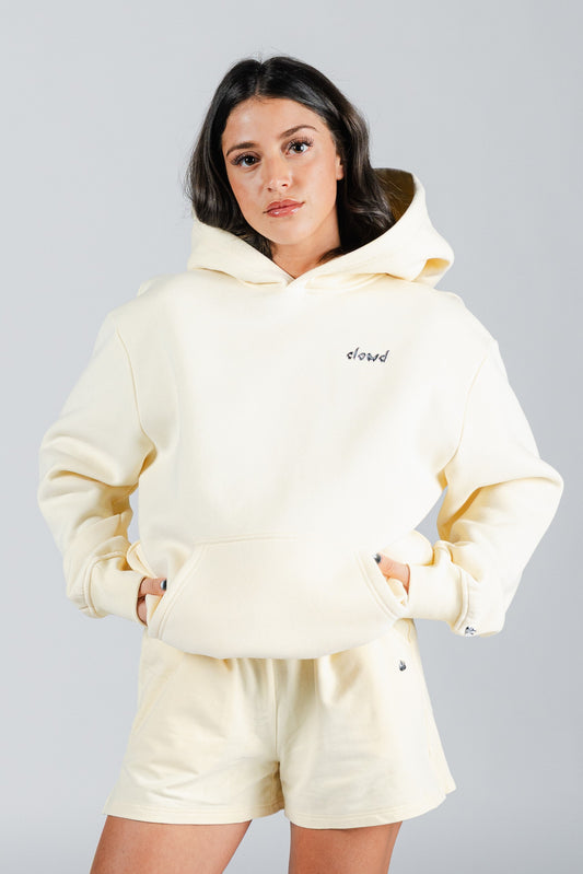 size: Model is 5'5 wearing size S | color: Butter Yellow