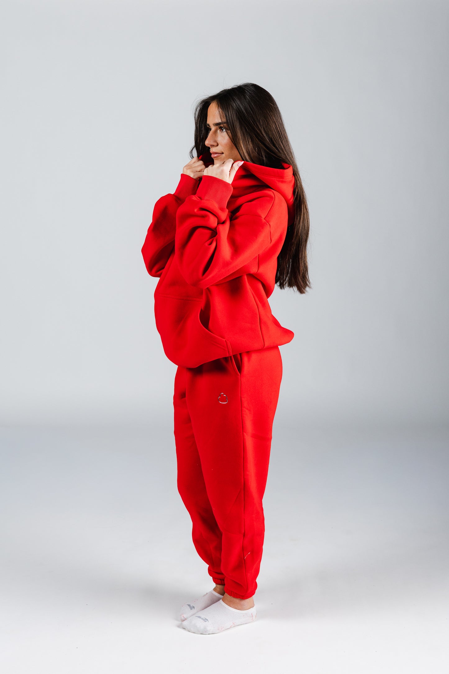 size: Model is 5'5 wearing size S | color: Cardinal