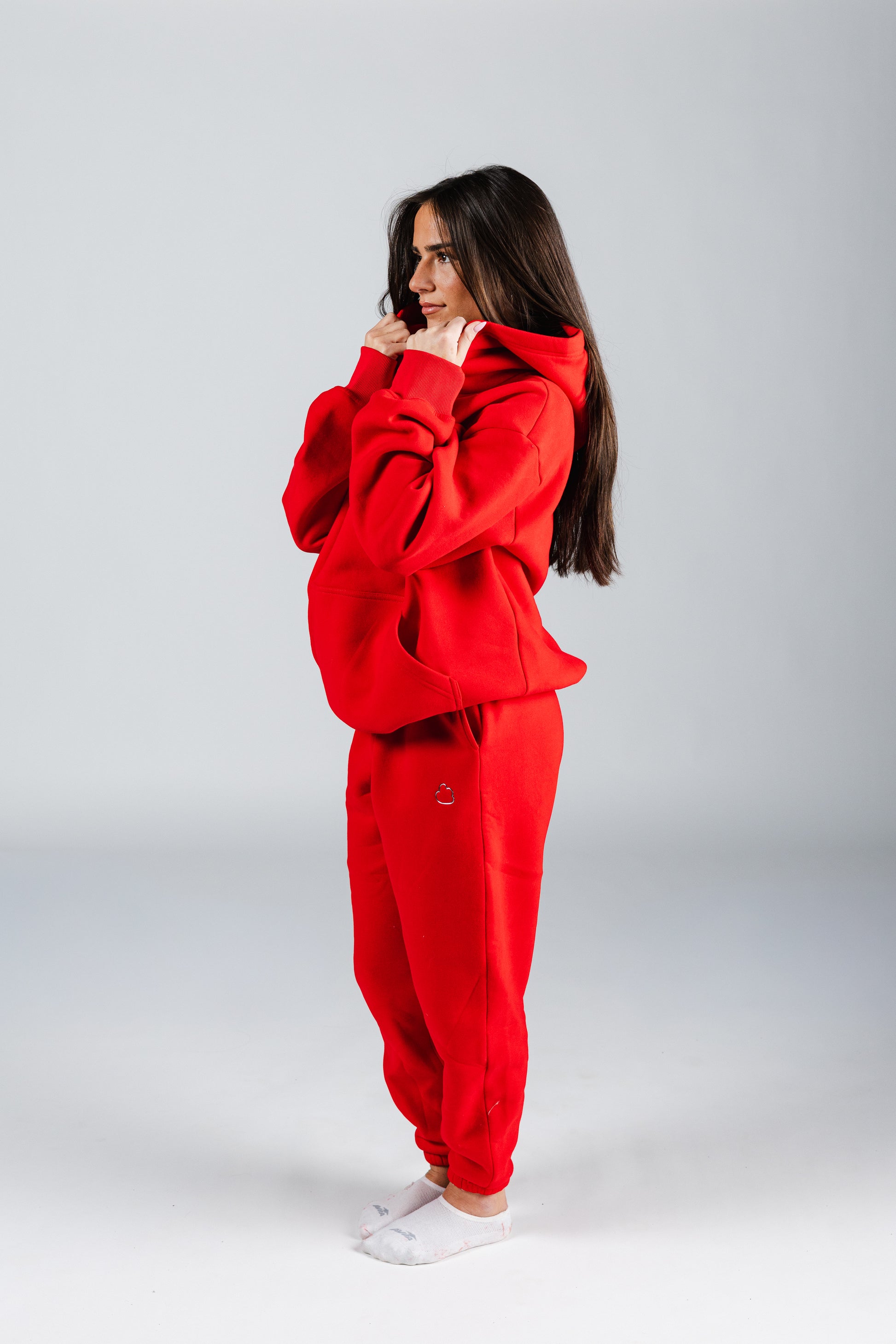 size: Model is 5'5 wearing size S | color: Cardinal