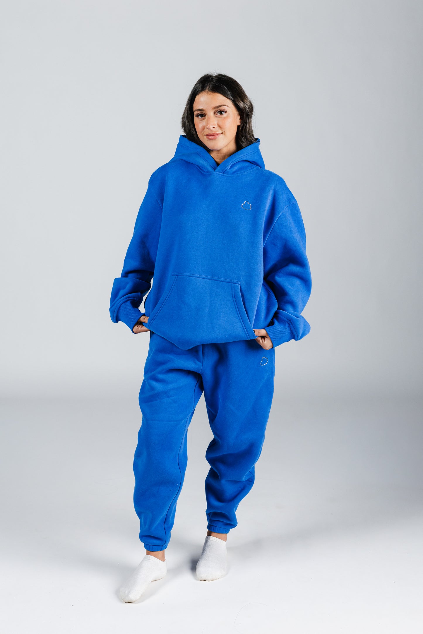 size: Model is 5'5 wearing size S | color: Blue Dream