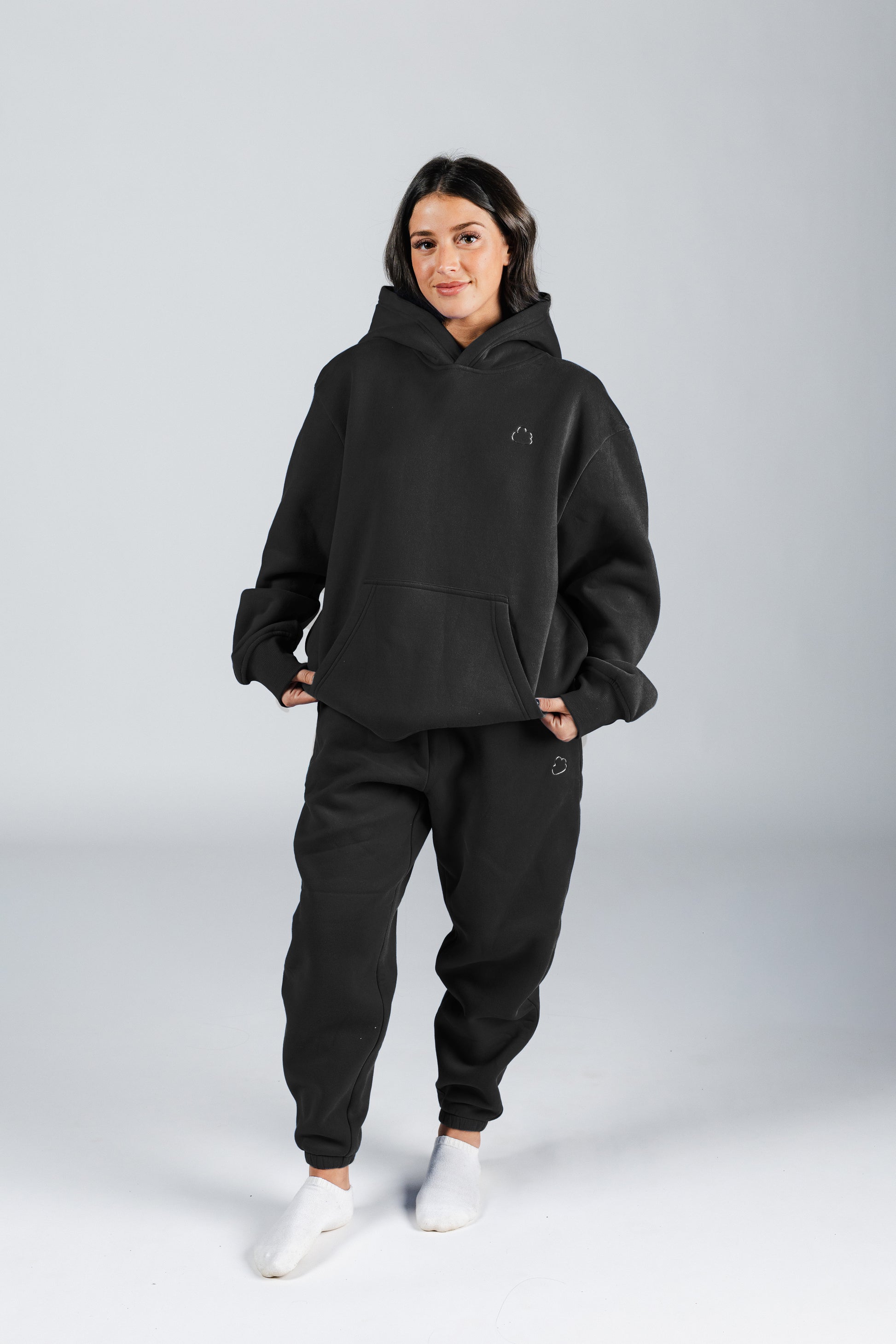size: Model is 5'5 wearing size S | color: Midnight