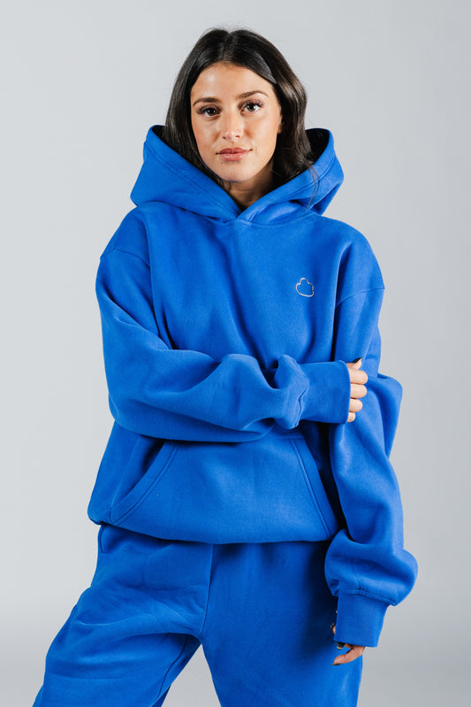 size: Model is 5'5 wearing size S | color: Blue Dream