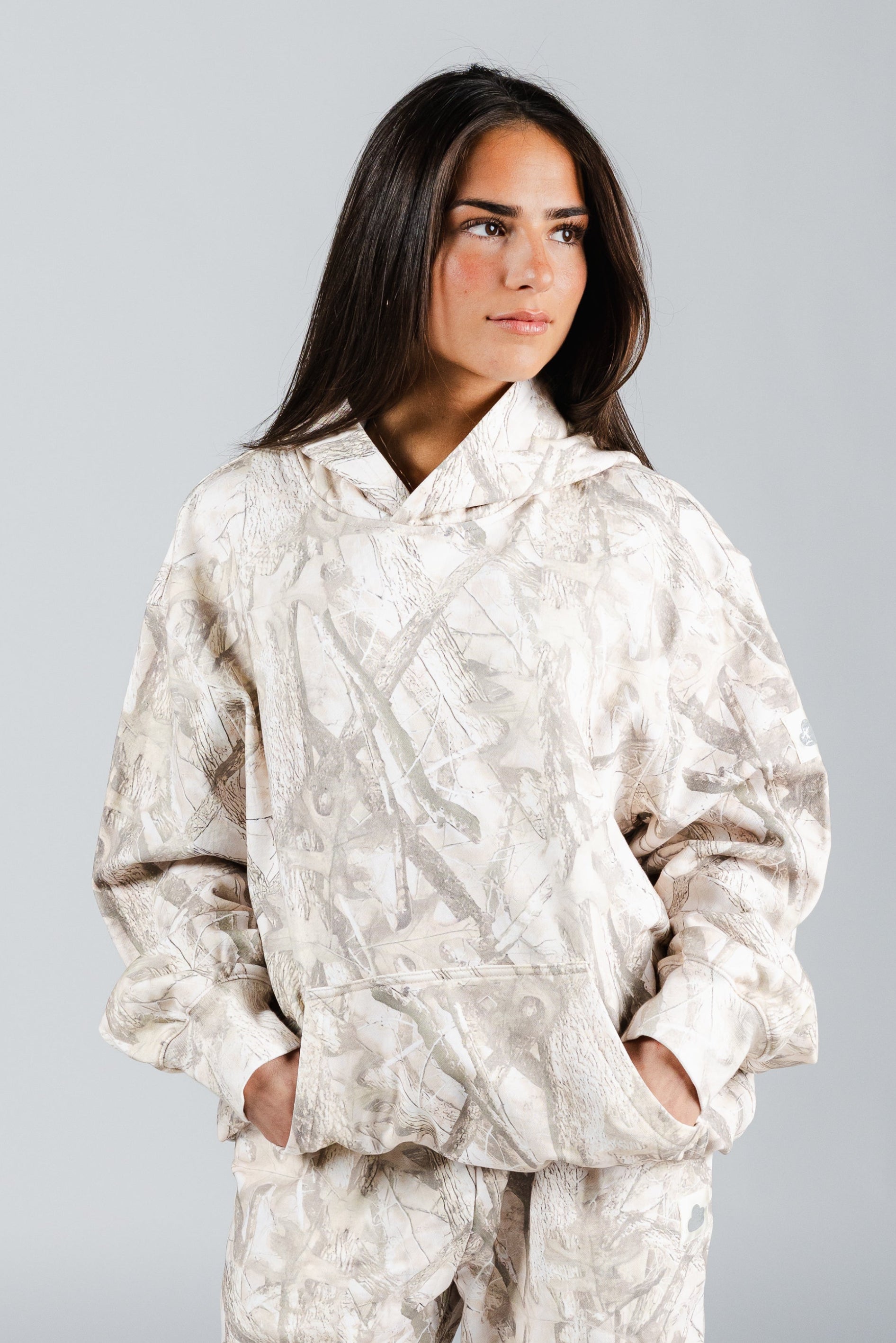 size: Model is 5'5 wearing size S   | color: Forest Camo