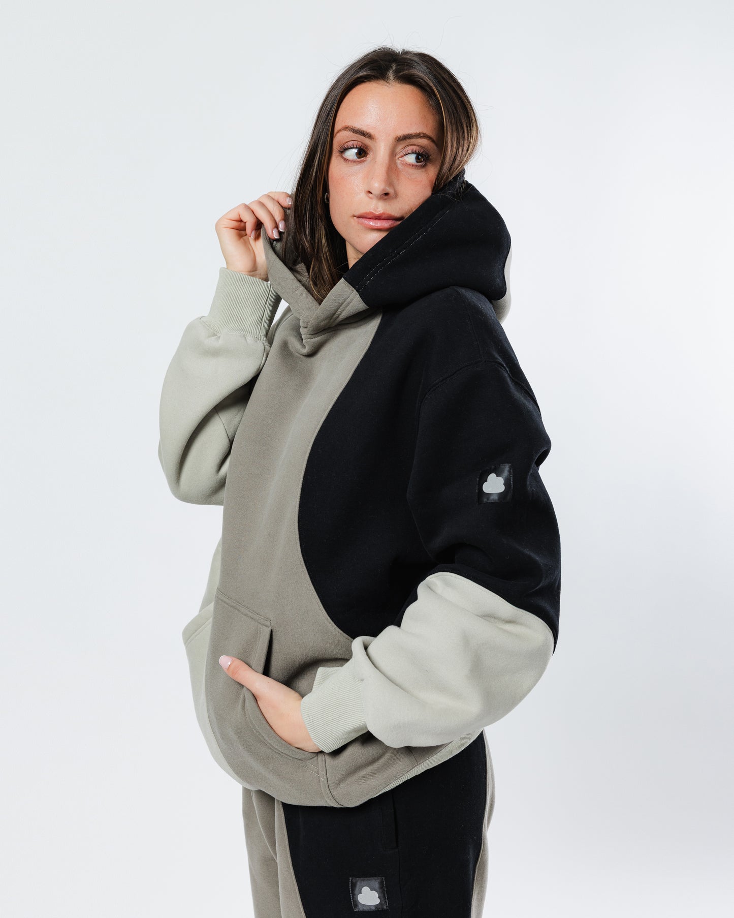 size: Megan is 5'3 wearing size S | Color: Overcast
