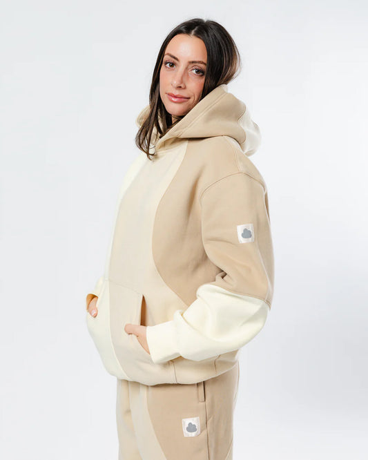 size: Megan is 5'3 wearing size S | Color: Sand