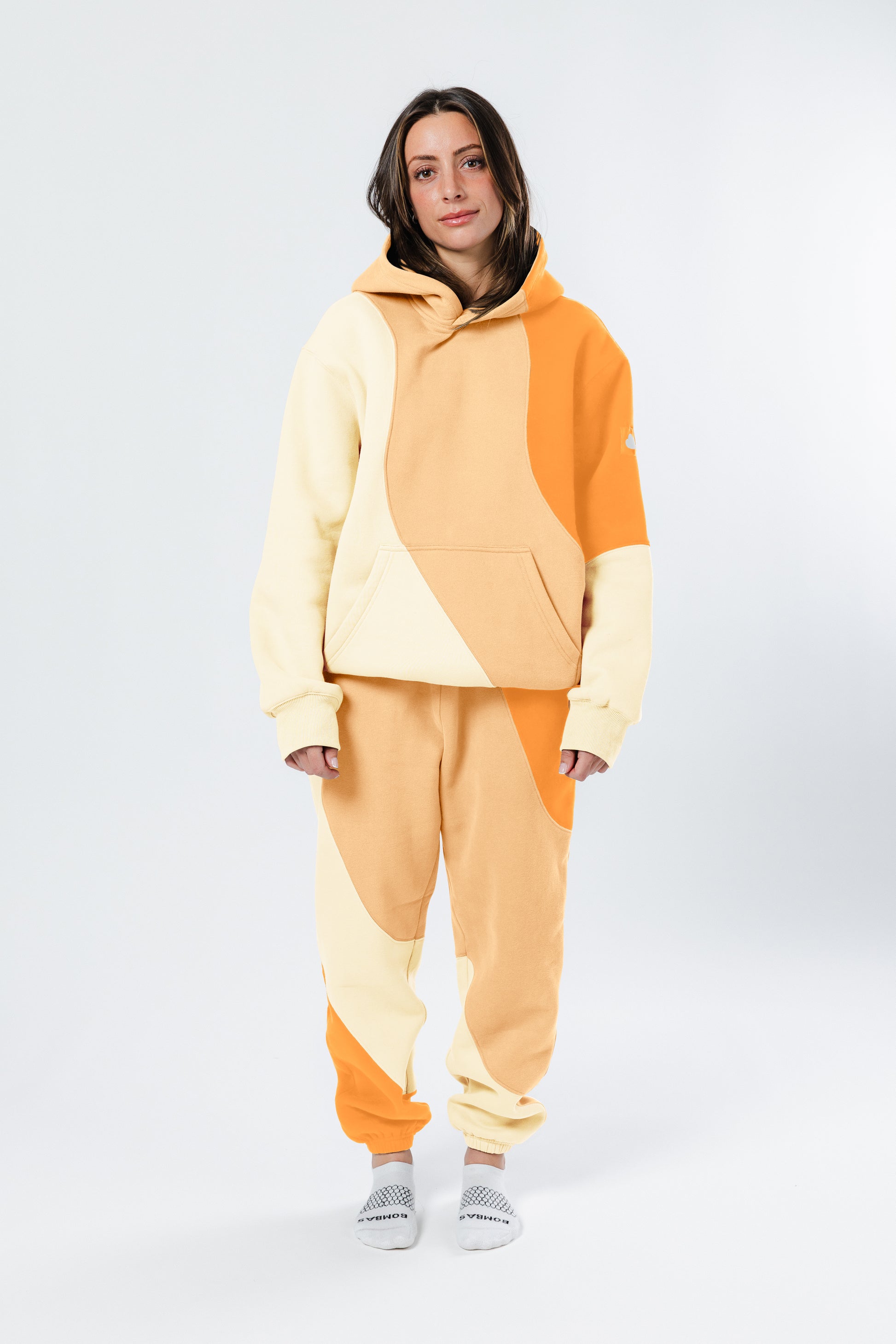 size: Megan is 5'3 wearing size S | Color: Creamsicle