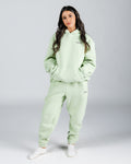 size: Model is 5'5 wearing size S | color: Green Tea