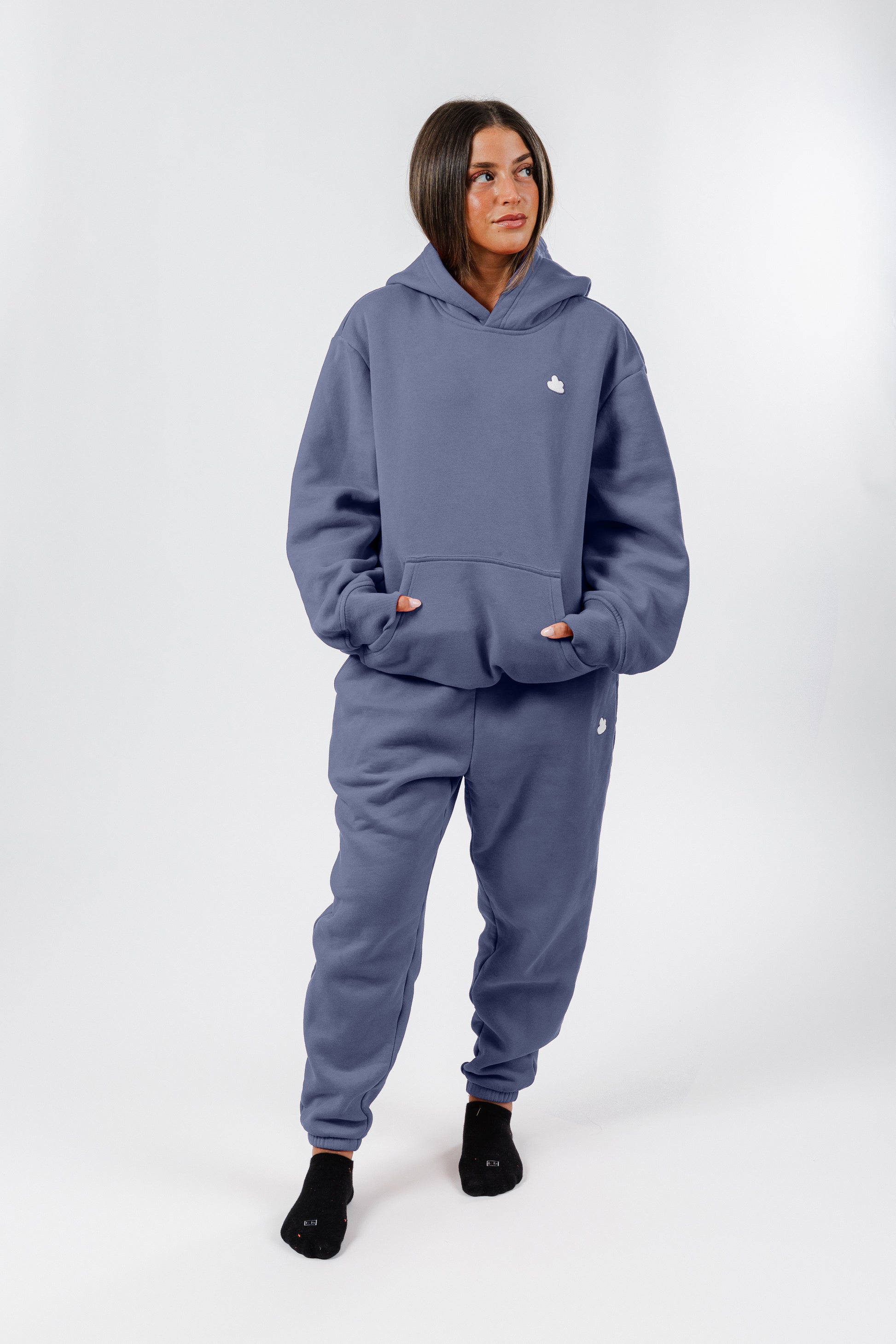 size: Gianna is 5'1 wearing size S | Color: Overcast