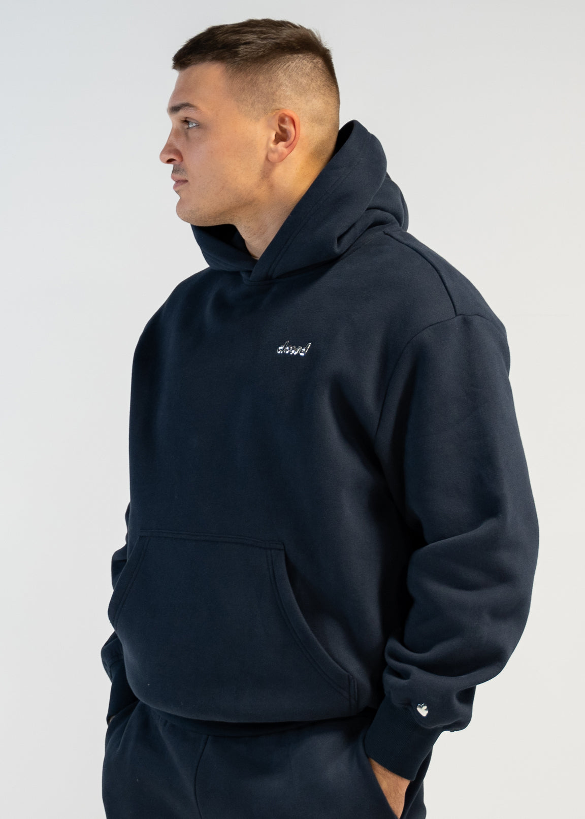 size: Model wears size M | color: Bluestone