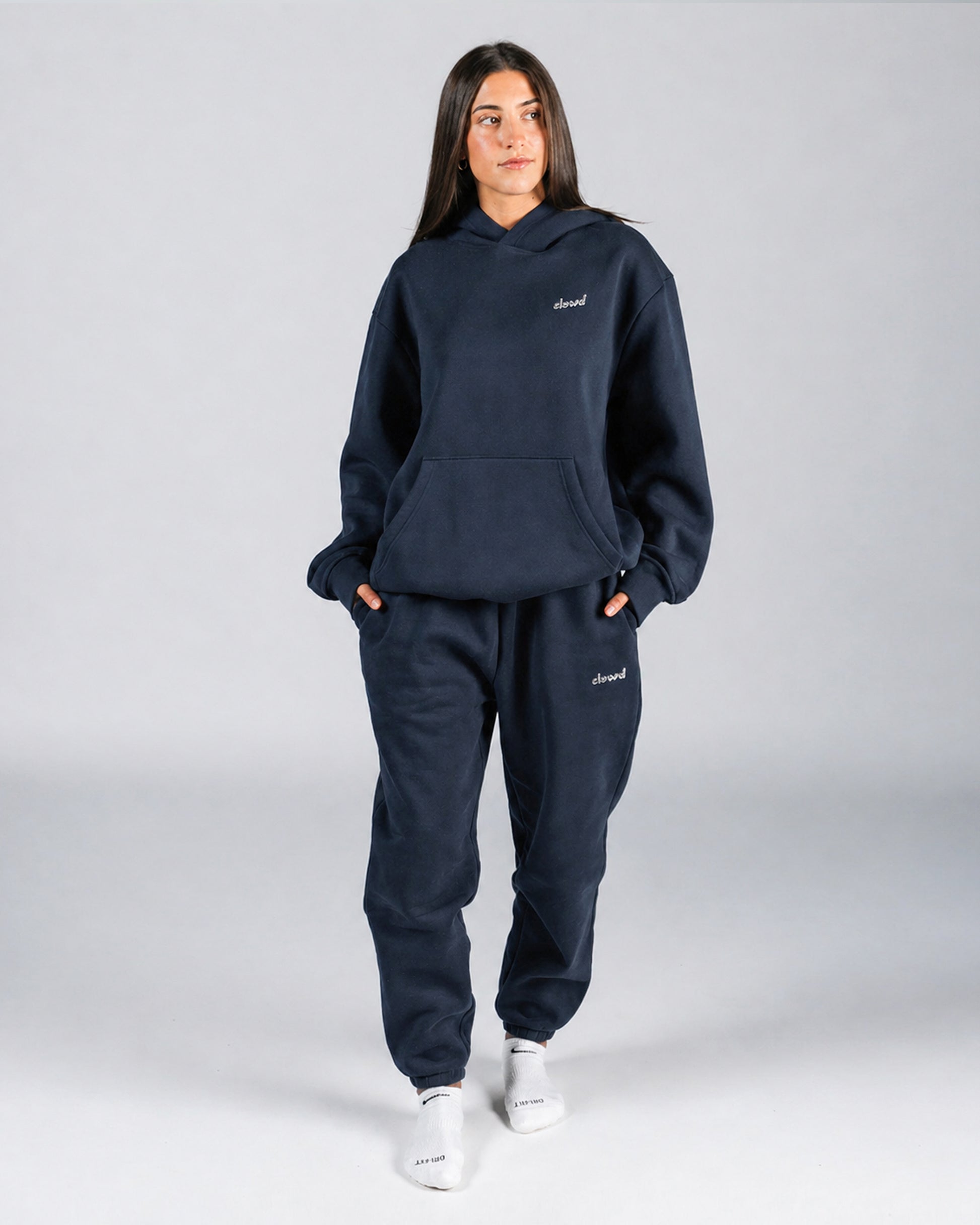 size: Mariah is 5'7 wearing size L | color: Bluestone