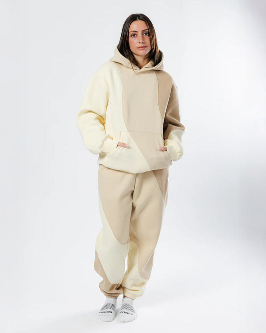 size: Megan is 5'3 wearing size S | Color: Sand